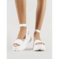 Perrie Chunky Sandals PU, White