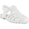 Lilley Womens White Jelly Sandal