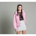 Womens Cropped Puffer Jacket