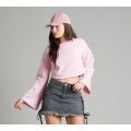 Womens Cropped Sweater