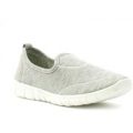 Lilley Womens Jersey Casual Shoe in Grey