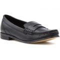 Comfort Plus Womens Black Wider Fit Loafer Shoe