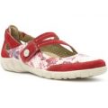 Earth Spirit Womens Red Touch Fasten Casual Shoe