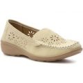 Softlites Womens Beige Casual Loafer Shoe