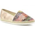 Heavenly Feet Womens Gold Beaded Casual Shoe