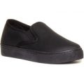 Lilley Womens Black Slip On Casual Shoe