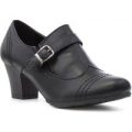 Lilley Womens Black Heeled Trouser Shoe