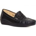 Softlites Womens Casual Comfort Shoe in Black