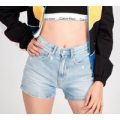 Womens High Rise Denim Short