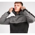 Contrast Panel Hooded Top