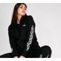 Womens Flame Checkerboard Hooded Top