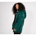 Womens Hooded Fur Coat
