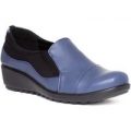 Cushion Walk Womens Blue Slip On Shoe