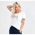 Womens Satin Script T-Shirt