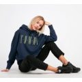 Womens Essential Logo Hooded Top
