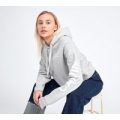 Womens Cropped Logo Hooded Top