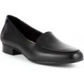 Clarks Womens Black Low Heel Loafer