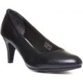 Comfort Plus Womens Court Shoe in Black