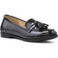 Lilley Womens Black Patent Loafer
