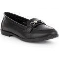 Lilley Womens Loafer in Black