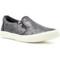 Lilley Womens Pewter Slip On Casual Shoe