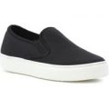 Lilley Womens Black Slip On Casual Canvas