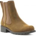 Clarks Womens Brown Chelsea Boot