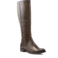 Lunar Womens Brown Leather Knee High Boot
