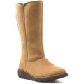 Heavenly Feet Womens Chestnut Knee High Boot