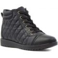 Softlites Womens Padded Ankle Boot in Black