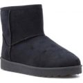 Lilley Womens Black Faux Suede Pull On Boot