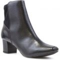 Lotus Womens Heeled Ankle Boot in Black