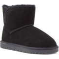 Freestep Womens Black Suede Ankle Boot
