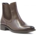 Lunar Womens Brown Leather Ankle Boot
