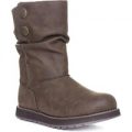 Skechers Womens Pull On Boot in Brown