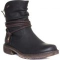 Relife Womens Black Ankle Boot