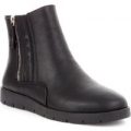 Dr Keller Womens Flat Zip Up Ankle Boot