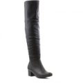 Lilley Womens Heeled Knee High Boot in Black