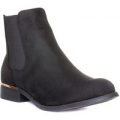 Truffle Womens Pull On Chelsea Boot in Black