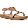 Lilley And Skinner Womens Nude Slip On Flat Sandal