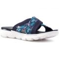 Skechers On The Go Womens Blue Tropical Sandal