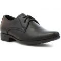 Beckett Boys Formal Lace Up Shoe in Black