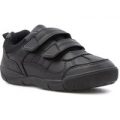 Beckett Boys Black Touch Fasten Sporty Shoe