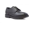 Red Tape Boys Black Leather Lace Up Shoe