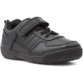 Beckett Boys Black Easy Fasten Shoe