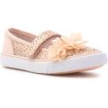 Walkright Girls Flower Shoe with Sparkle