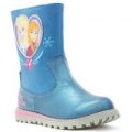 Kids Disney Frozen Metallic Blue Boot