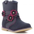 Chatterbox Girls Navy Ankle Boot