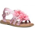 Walkright Girls Pink Floral Strappy Sandal