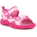 Walkright Girls Easy Fasten Sandal in Pink